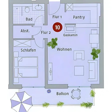 Διαμέρισμα Deichgraf We 10 Börgerende-Rethwisch